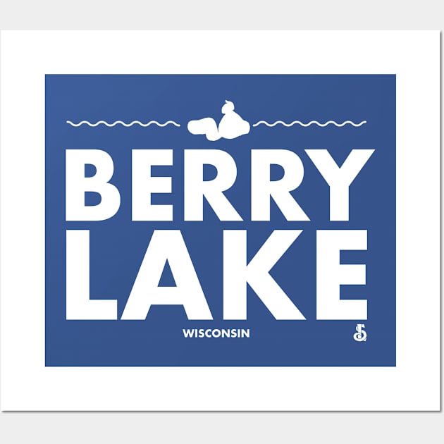 Menominee County, Oconto County, Wisconsin - Berry Lake Wall Art by LakesideGear